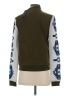 Evette & K Aztec Or Tribal Print Color Block Green Jacket Size S - photo 2
