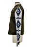 Evette & K Aztec Or Tribal Print Color Block Green Jacket Size S - photo 5