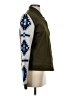 Evette & K Aztec Or Tribal Print Color Block Green Jacket Size S - photo 4