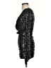 H:ours Metallic Black Cocktail Dress Size XXS - photo 5