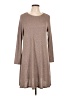 Old Navy Solid Brown Casual Dress Size L - photo 1