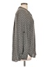 Pleione 100% Polyester Gray Long Sleeve Blouse Size L - photo 4