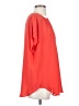 Peyton Jensen 100% Polyester Red Short Sleeve Blouse Size M - photo 4