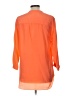 Amanda Uprichard 100% Silk Orange 3/4 Sleeve Silk Top Size L - photo 2