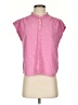 Levi's Pink Sleeveless Button-Down Shirt Size S - photo 1