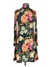 V Fish Floral Green Casual Dress Size S - photo 1