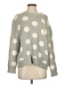 Fantastic Fawn Polka Dots Gray Pullover Sweater Size S - photo 1
