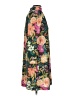 V Fish Floral Green Casual Dress Size S - photo 4