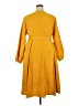 Assorted Brands 100% Polyester Solid Yellow Casual Dress Size 2X - photo 2