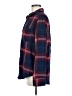 Hollister Plaid Blue Long Sleeve Button-Down Shirt Size M - photo 5