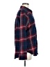Hollister Plaid Blue Long Sleeve Button-Down Shirt Size M - photo 4