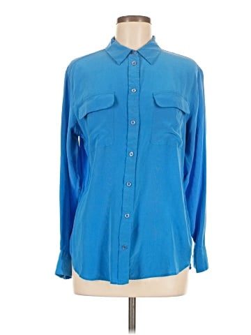 Equipment Long Sleeve Button-Down Shirt (view 1)