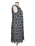 Talbots 100% Polyester Print Blue Casual Dress Size 12 - photo 4