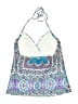 Nanette Lepore Paisley Blue Swimsuit Top Size S - photo 2