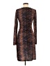 Marciano Chevron-herringbone Brown Cocktail Dress Size M - photo 2