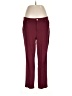 Chico's Solid Burgundy Casual Pants Size L - photo 1
