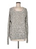 Aqua Tweed Silver Pullover Sweater Size M - photo 1