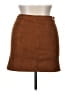 Bellivera 100% Polyester Solid Brown Casual Skirt Size XL - photo 2