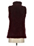 Aqua 100% Polyester Burgundy Sweater Vest Size XS - photo 2