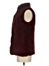 Aqua 100% Polyester Burgundy Sweater Vest Size XS - photo 5