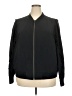 G by Giuliana Rancic Bow Print Solid Black Jacket Size 2X - photo 1