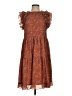 Aureum 100% Polyester Paisley Brown Casual Dress Size S - photo 1