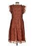 Aureum 100% Polyester Paisley Brown Casual Dress Size S - photo 2
