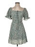 Shein Floral Teal Casual Dress Size 2 - photo 1