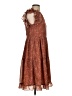 Aureum 100% Polyester Paisley Brown Casual Dress Size S - photo 4