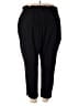 Stylus Solid Black Casual Pants Size 2X - photo 2