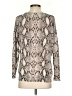 Etoile Animal Print Silver Pullover Sweater Size S - photo 2