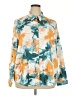 Unbranded Floral Yellow Long Sleeve Blouse Size XXL - photo 1
