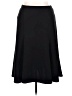 JM Collection Solid Black Casual Skirt Size 14 (petite) - photo 1
