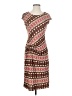 Rafaella Print Brown Casual Dress Size S - photo 1