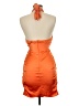 White Fox 100% Polyester Orange Cocktail Dress Size M - photo 2