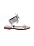 M4D3 Silver Sandals Size 8 1/2 - photo 1