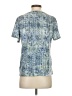 Erika Blue Short Sleeve Blouse Size S - photo 2