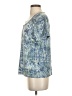 Erika Blue Short Sleeve Blouse Size S - photo 5
