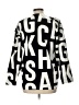 Adrienne Vittadini 100% Cotton Print Black Jacket Size L - photo 2