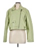 Topshop 100% Polyurethane Green Jacket Size 8 - photo 1