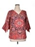Unbranded Red 3/4 Sleeve Blouse Size XL - photo 1