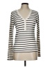 Ann Taylor LOFT Ivory Long Sleeve Top Size L - photo 1