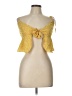 Shein 100% Polyester Yellow Sleeveless Blouse Size L - photo 1