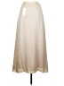 Vince. 100% Polyester Solid Ivory Formal Skirt Size 00 - photo 2