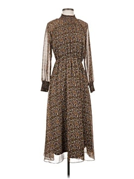 Madewell (Re)sourced Georgette Smocked-Neck Midi Dress in Folktale Paisley