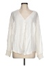 Torrid Floral Ivory Long Sleeve Blouse Size Lg Plus (0) - photo 1