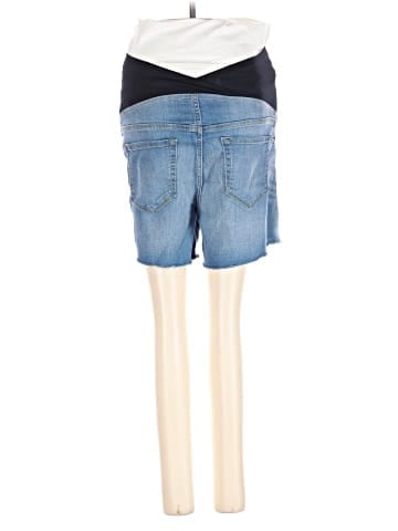 Isabel Maternity Denim Shorts (view 2)