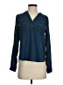 Sweet Wanderer 100% Polyester Blue Long Sleeve Blouse Size S - photo 1