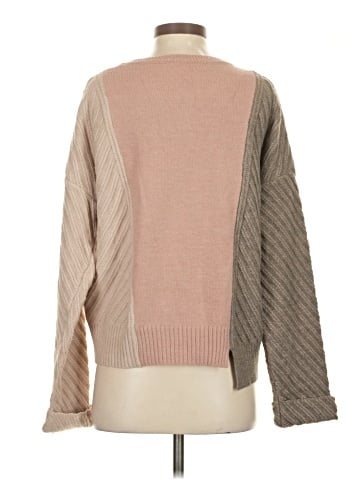 Hem & Thread Pullover Sweater (view 2)