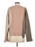 Hem & Thread Color Block Tan Pullover Sweater Size S - photo 2